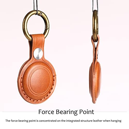 Apple AirTag Leather Key Ring thumbnail 3