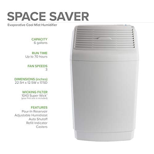 AIRCARE 831000 Space Saver Evaporative Humidifier thumbnail 2