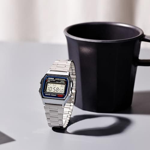 Casio Vintage A158WA-1 Stainless Steel Watch thumbnail 2