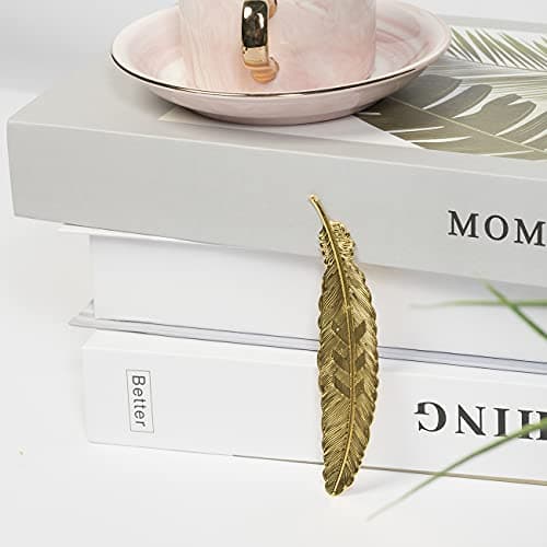 Meeall Vintage Feather Metal Bookmarks (Set of 6) thumbnail 4