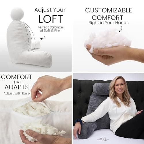 Husband Pillow XXL Reading Pillow with Arms thumbnail 2