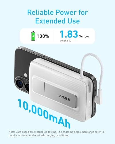 Anker Prime 12K Magnetic Power Bank with Charging Base thumbnail 4