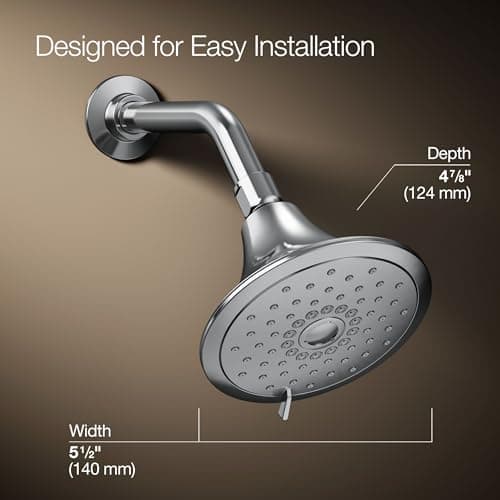 Kohler Forte 3-Function Showerhead (2.5 GPM) thumbnail 3