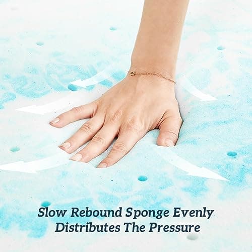 Sweetnight 4-Inch Cooling Gel Memory Foam Topper thumbnail 3