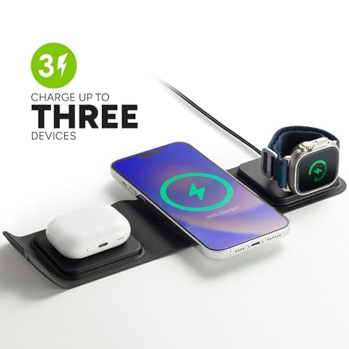Mophie Snap+ 3-in-1 Travel Charger with MagSafe thumbnail 2