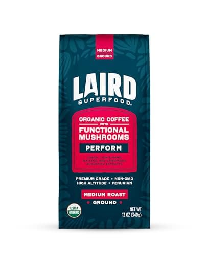 Laird Superfood Medium Roast Mushroom Coffee (Ground, 12 oz) - image 1