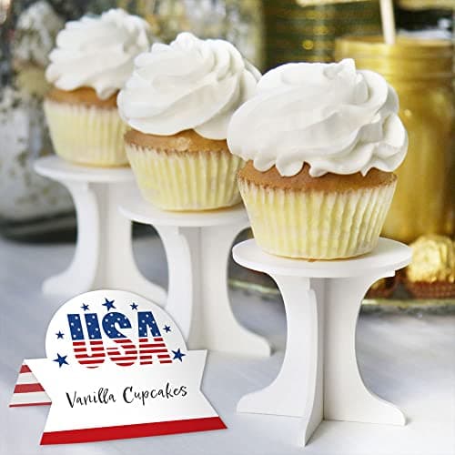 Big Dot of Happiness Stars and Stripes - Patriotic Party Tent Buffet Card thumbnail 4