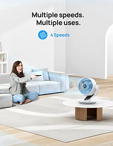 Dreo 13-Inch Oscillating Desk Fan with Remote thumbnail 4