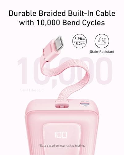 Anker Zolo Power Bank,20,000mAh 30W Portable Charger with Built thumbnail 3