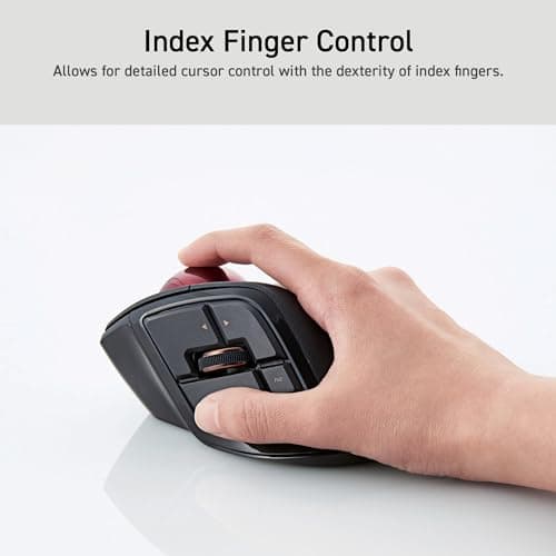 ELECOM DEFT Pro Wireless Trackball Mouse thumbnail 3