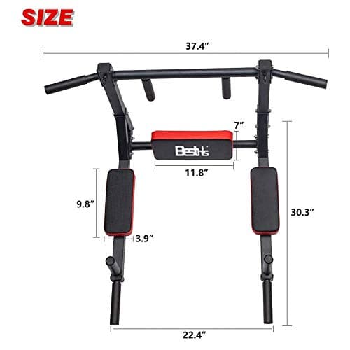 BESTHLS Wall Mounted Pull Up Bar thumbnail 5