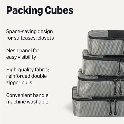 Amazon Basics 4-Piece Packing Cube Set thumbnail 2