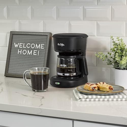 Mr. Coffee® 5-Cup Mini Brew Switch Coffee Maker, Black thumbnail 2