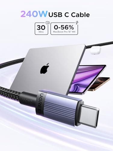 UGREEN 240W USB-C to USB-C Cable thumbnail 2