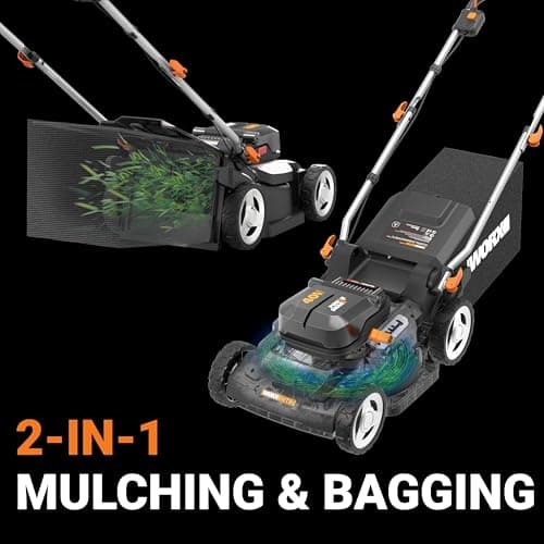 WORX WG743 40V 17-Inch Cordless Lawn Mower thumbnail 4