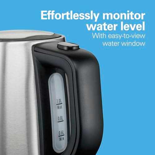 Hamilton Beach 1 Liter Electric Tea Kettle, Water Boiler & Heater thumbnail 5
