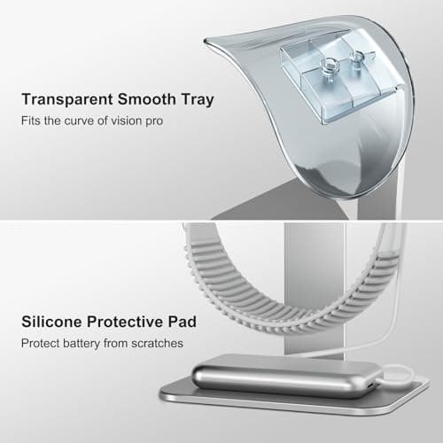 UPERGO Dock Stand for Apple Vision Pro with Battery Holder thumbnail 3