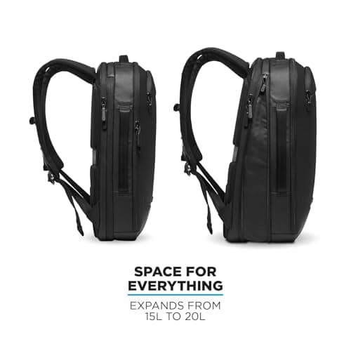 NOMATIC Navigator RS Pack 15L, 6L Built In Expansion, Water Resistant, 16 inch Laptop, Black thumbnail 3