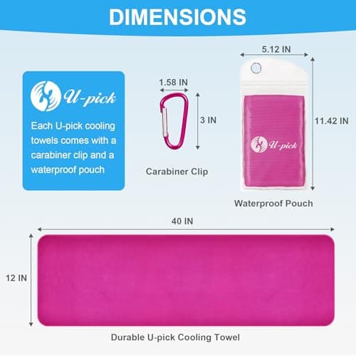 U-pick Cooling Towel (6-Pack) thumbnail 3