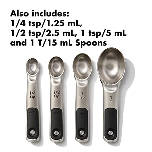 OXO Good Grips Stainless Steel Measuring Cups and Spoons 8-Piece Set thumbnail 5