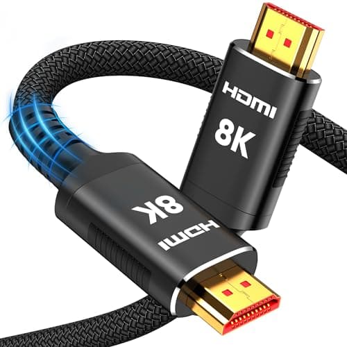 Snowkids 10K 8K HDMI 2.1 Cable 6.6ft, 8K@60Hz 4K@120Hz UHD Non - image 1