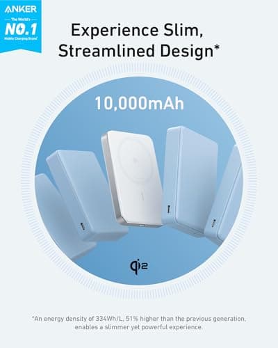 Anker MagGo Power Bank 5,000 mAh Slim (Qi2) thumbnail 2
