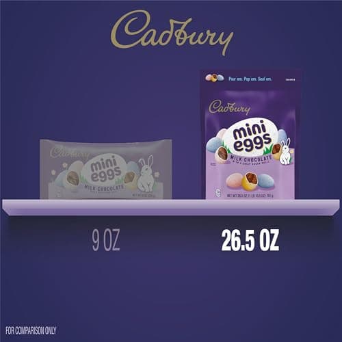Cadbury Mini Eggs Milk Chocolate with Crisp Shell, 35.27 oz Bag thumbnail 4