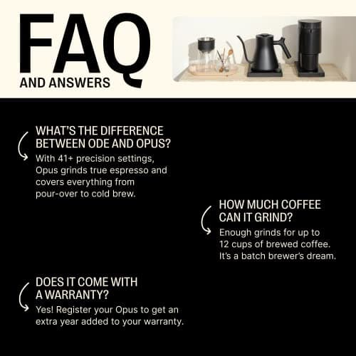 Fellow Opus Conical Burr Grinder thumbnail 3