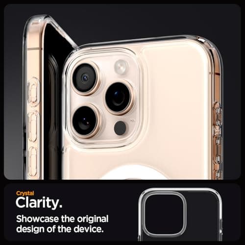 Spigen Ultra Hybrid MagFit Case for iPhone 16 Pro Max - Clear thumbnail 5