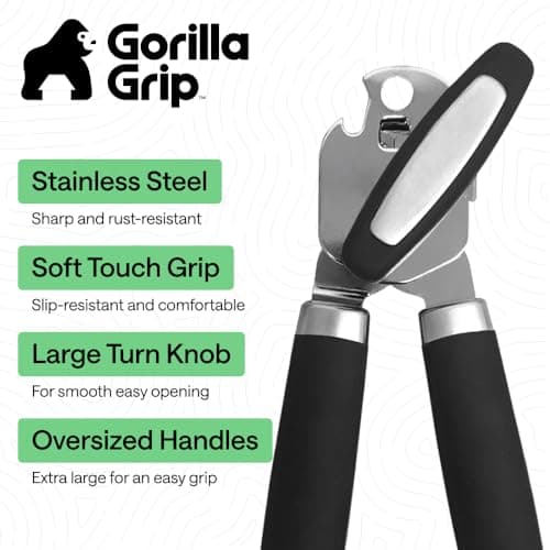 Gorilla Grip Heavy Duty Smooth Edge Can Opener thumbnail 2