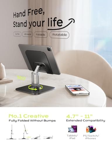 Lisen Tablet Stand with Adjustable Height thumbnail 2