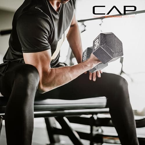 CAP Barbell Cast Iron Hex Dumbbell (Multiple Options) thumbnail 5