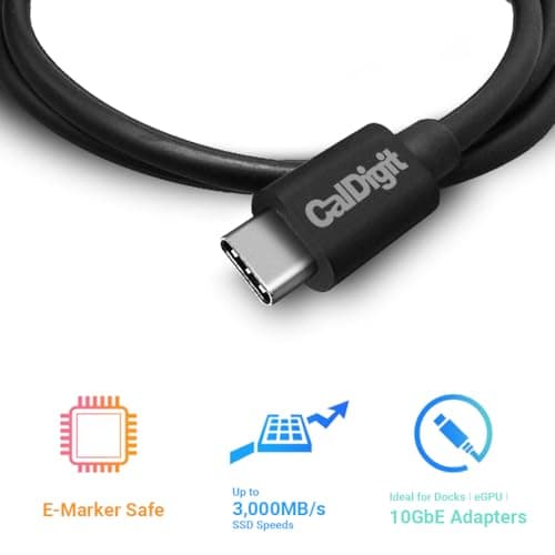 CalDigit Thunderbolt 4 / USB4 Cable (1m) thumbnail 3