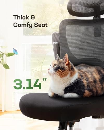 Marsail Ergonomic Office Chair with High Back Mesh and 3D Armrests thumbnail 5