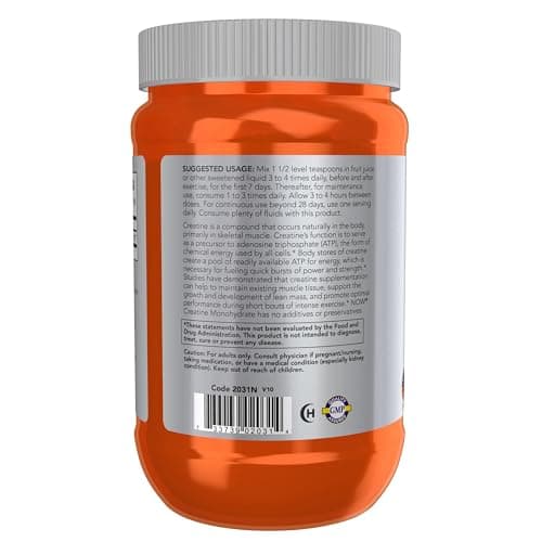 NOW Sports Creatine Monohydrate Powder thumbnail 3