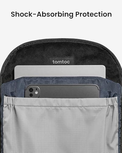 tomtoc 16-Inch Laptop Backpack, 22L Lightweight Daypack thumbnail 5