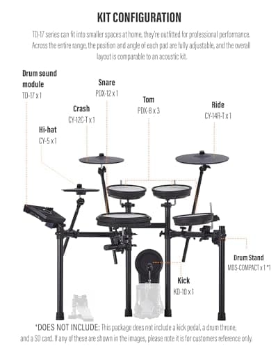Roland TD-17KVX2 V-Drums Kit thumbnail 4