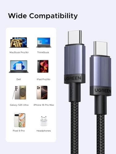 UGREEN 240W USB-C to USB-C Cable thumbnail 5