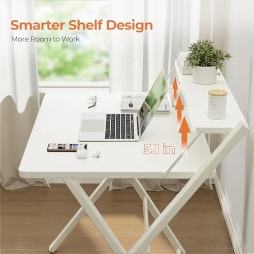 GreenForest Folding Desk No-Assembly, 31.5 Inch thumbnail 5