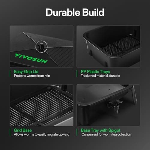 VIVOSUN 5-Layer Worm Compost Bin thumbnail 3