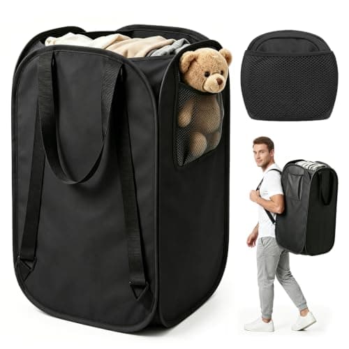 OYREL Collapsible Mesh Laundry Basket Backpack - image 1