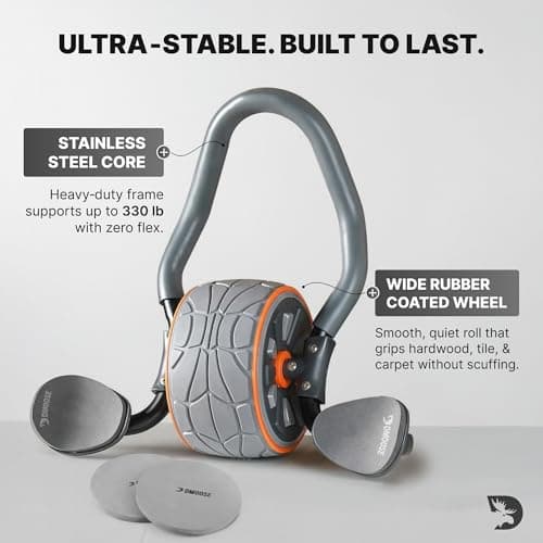 DMoose Ab Roller Wheel with Elbow Support thumbnail 5
