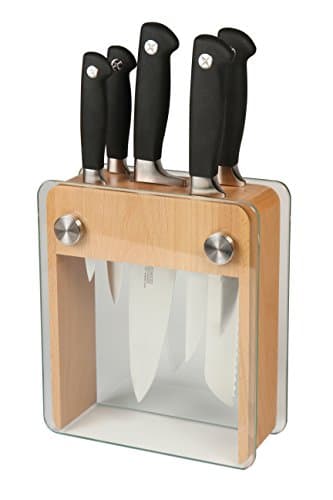 Mercer Culinary Genesis 6-Piece Forged Knife Block Set - image 1