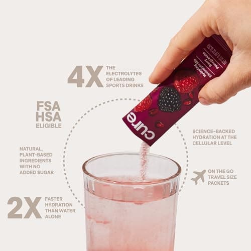 Cure Hydrating Electrolyte Mix (Variety Pack, 14 Sticks) thumbnail 3