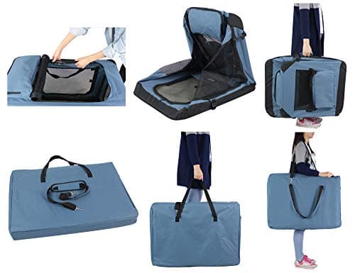 EliteField 3-Door Folding Soft Dog Crate thumbnail 5