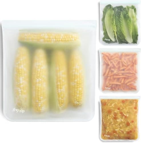 (re)zip Gallon Reusable Storage Bags 4-Pack (Clear) - image 1