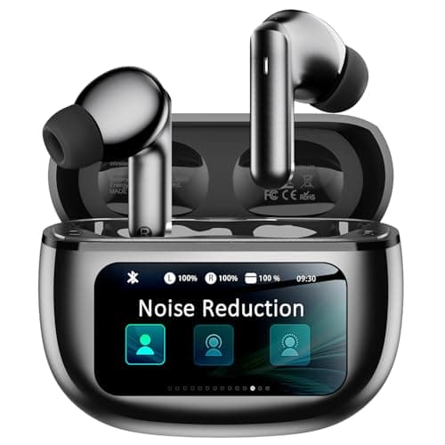 Wireless Earbuds, Ear Buds Active Noise Cancelling with Charging Case