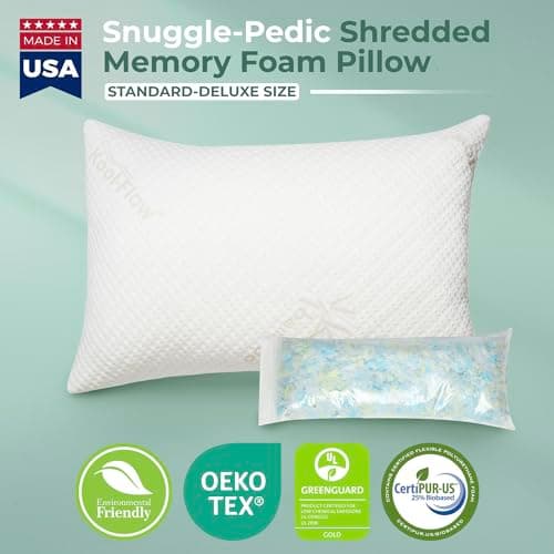 Snuggle-Pedic Original Ultra-Luxury Bamboo Pillow thumbnail 2