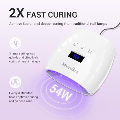 MelodySusie 54W UV LED Nail Lamp thumbnail 3