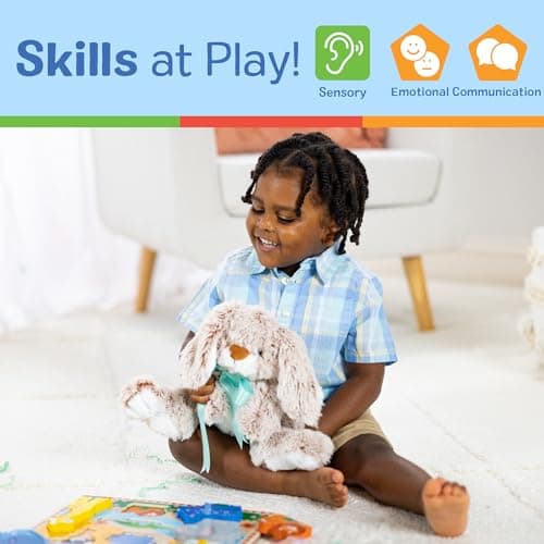 Melissa & Doug Burrow Bunny Stuffed Animal thumbnail 5